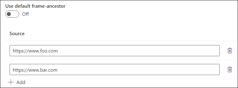 Indstilling af brugerdefinerede CSP-direktiver