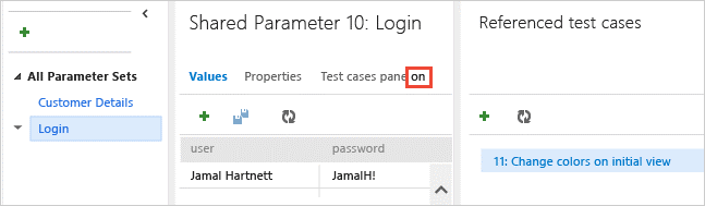 Adding, editing, viewing, and renaming a shared parameter