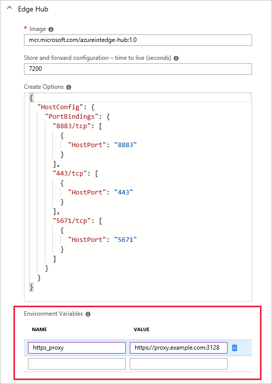 Set https_proxy environment variable