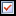 Red check mark icon