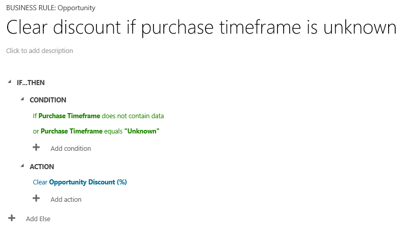 Slet felt i Dynamics CRM