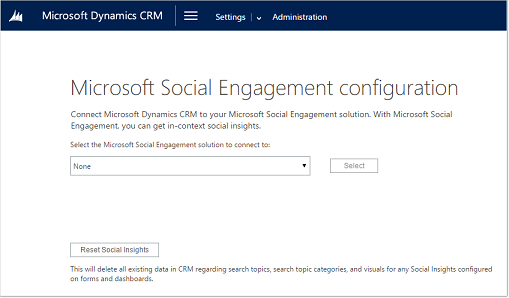 Konfiguration af Microsoft Social Engagement