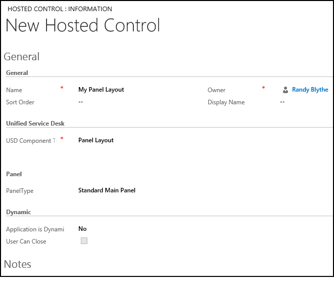 Tilknyttet kontrolelement for panellayout