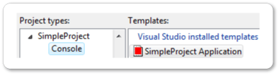 Simple Project Console Node