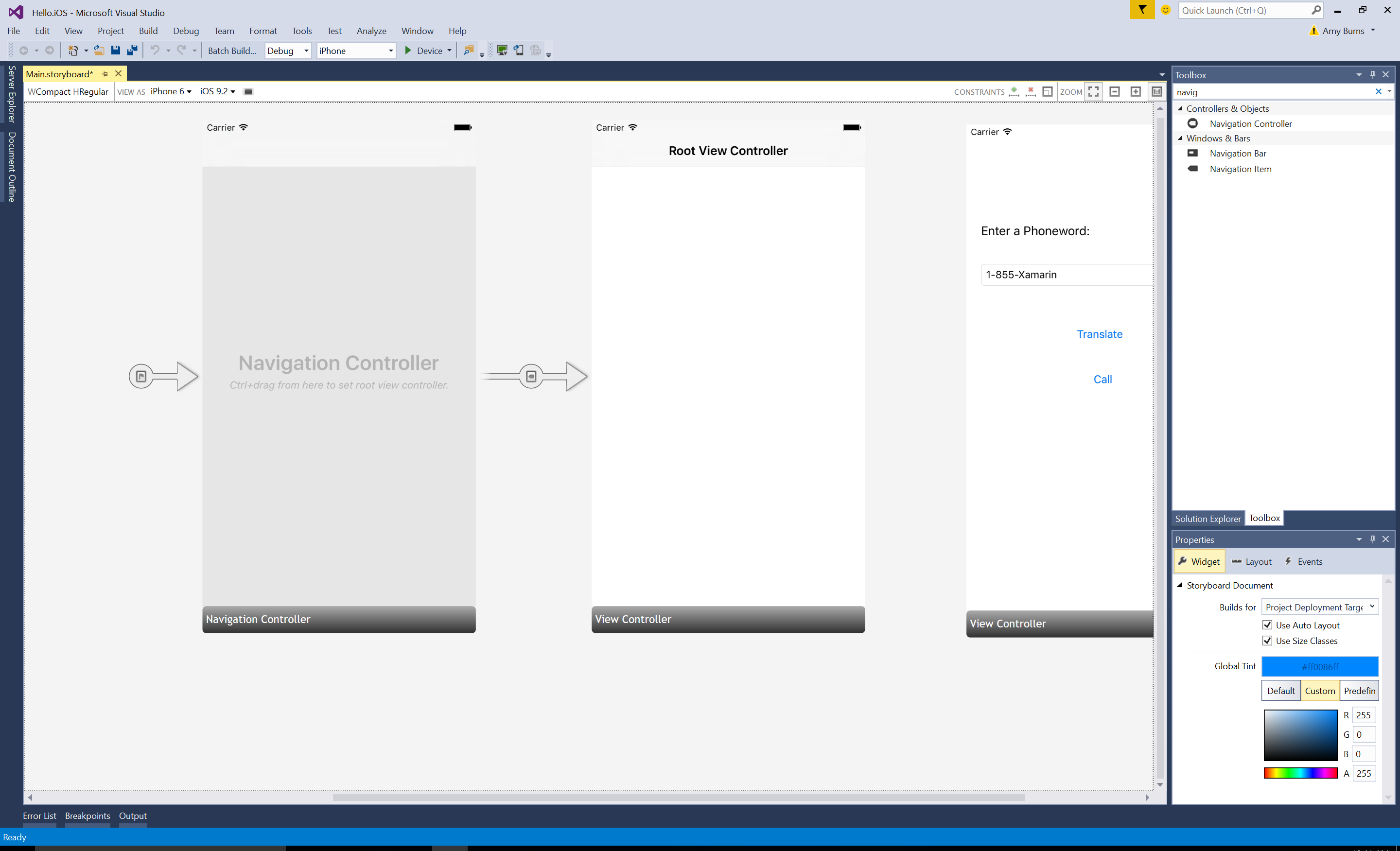 Drag the Sourceless Segue to the navigation controller to change the starting point of the application