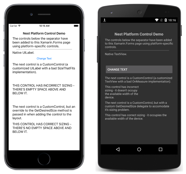 StackLayout Containing Platform-Specific Views