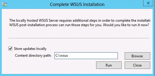 WSUS path