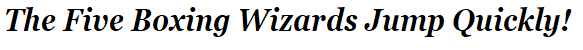 Georgia Pro Cond Semibold Italic