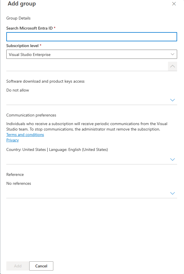 Choose your Microsoft Entra group