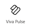 Screenshot of the Viva Pulse card icon with a link to more information.