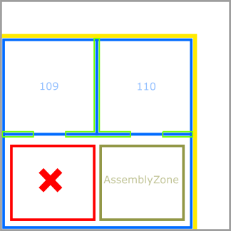 Beispiel für eine Zone ohne Bezeichnung