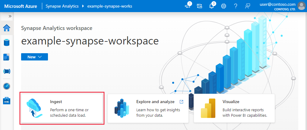 Screenshot, der die Startseite zeigt – Link zum Tool zum Kopieren von Daten.