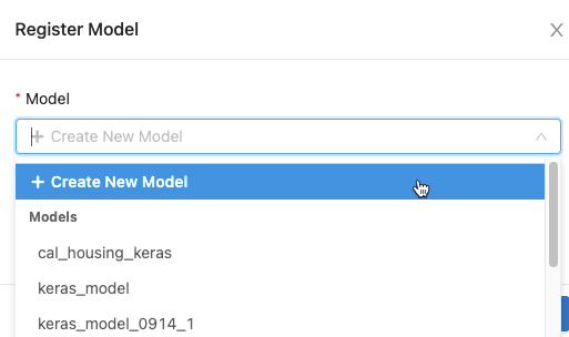 Erstellen eines neuen Modells