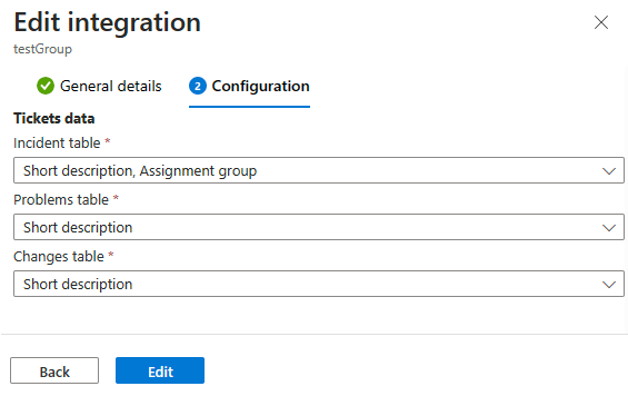 Screenshot der ausgewählten benutzerdefinierten Option und der zugehörigen Felder, in die Sie Informationen eingeben können.