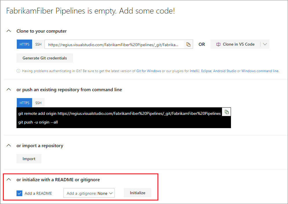 Repository initialisieren