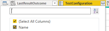 Power BI select fields to flatten