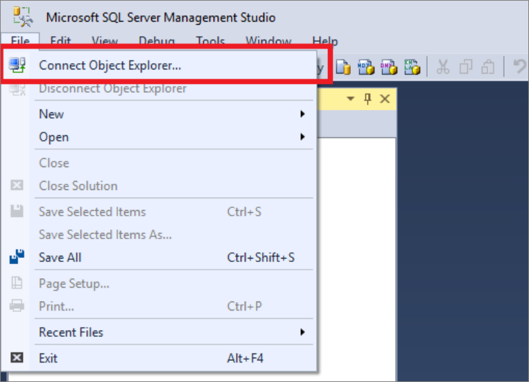 SQL Server Object Explorer