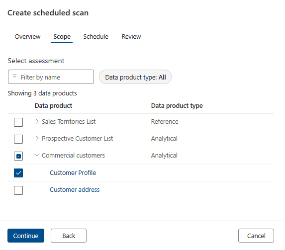 Screenshot der Registerkarte 