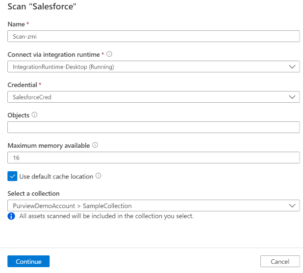 Salesforce scannen