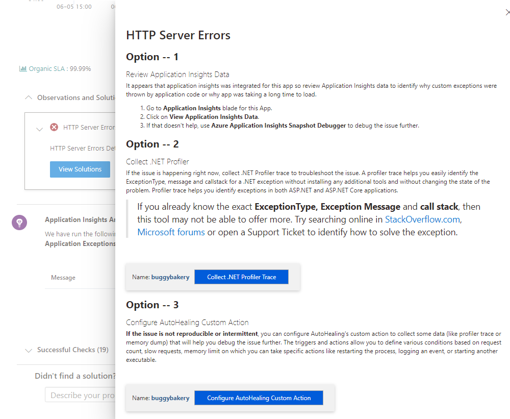 Application Insights, Problembehandlung und nächste Schritte