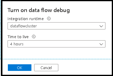 Auswahl der Integration Runtime zum Debuggen