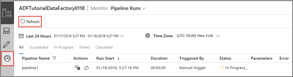 Pipelineausführungen