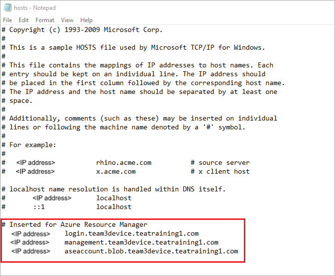 Datei „hosts“ in Editor