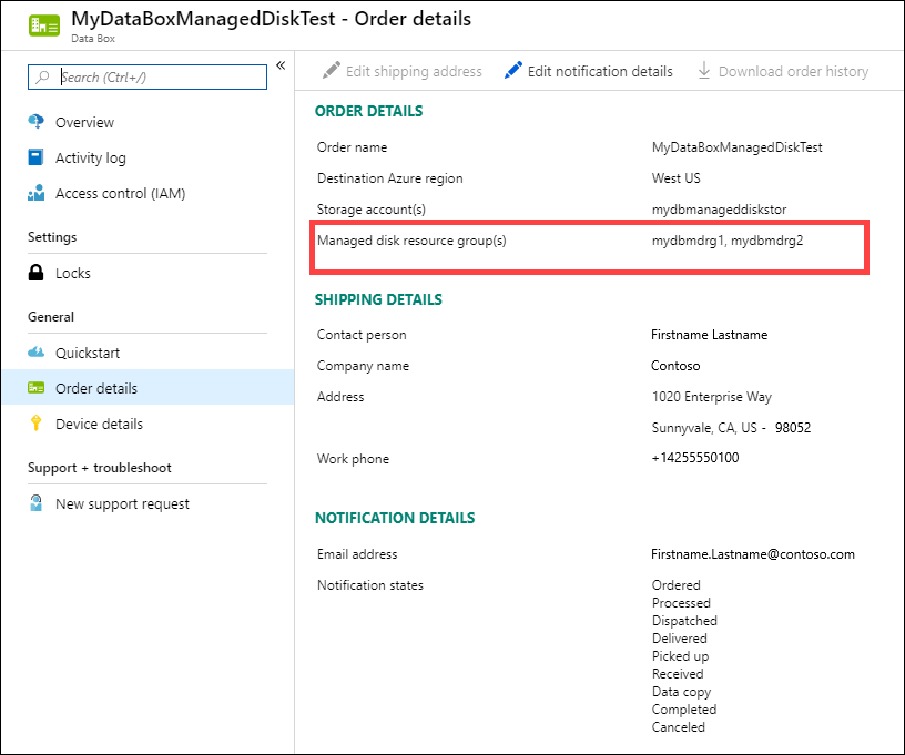 Identifizieren von Ressourcengruppen für verwaltete Datenträger