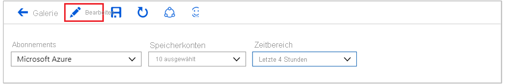 „Bearbeiten“ auswählen, um eine Arbeitsmappe zu ändern