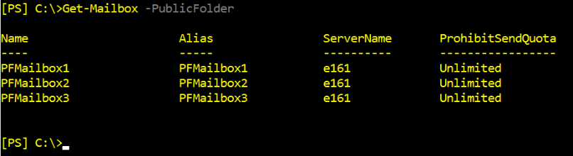 Öffentliche Ordnersynchronisierung in Exchange Server.