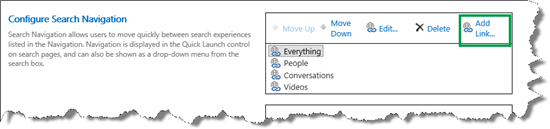 Configure Search Navigation