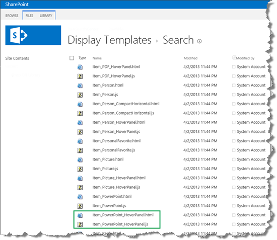 Hover Panel Display Templates