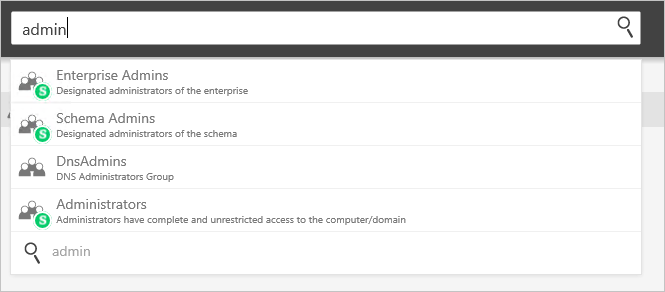 ATA console search image.