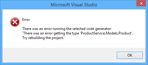 Screenshot von Microsoft Visual Studio mit einem roten Kreis 