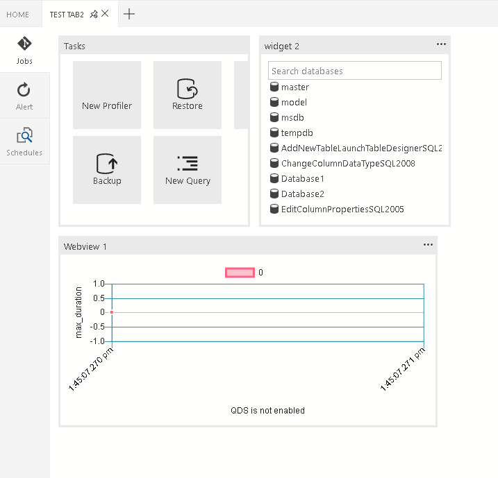 Screenshot des Nav-Bereichsbildschirms