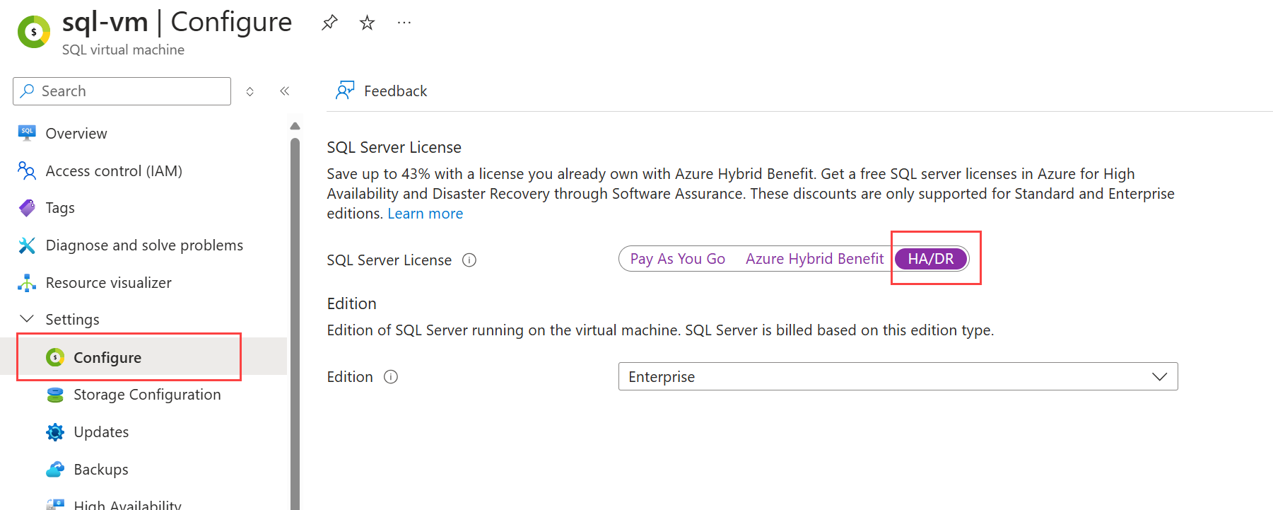 Diagramm zum Konfigurieren eines Notfallwiederherstellungsreplikats in Azure.