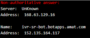 kudu cmd-Konsolenkanal-Bot-DNS