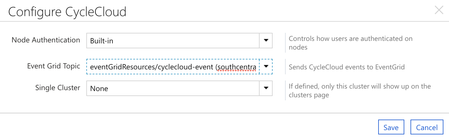 Event Grid-Thema auswählen