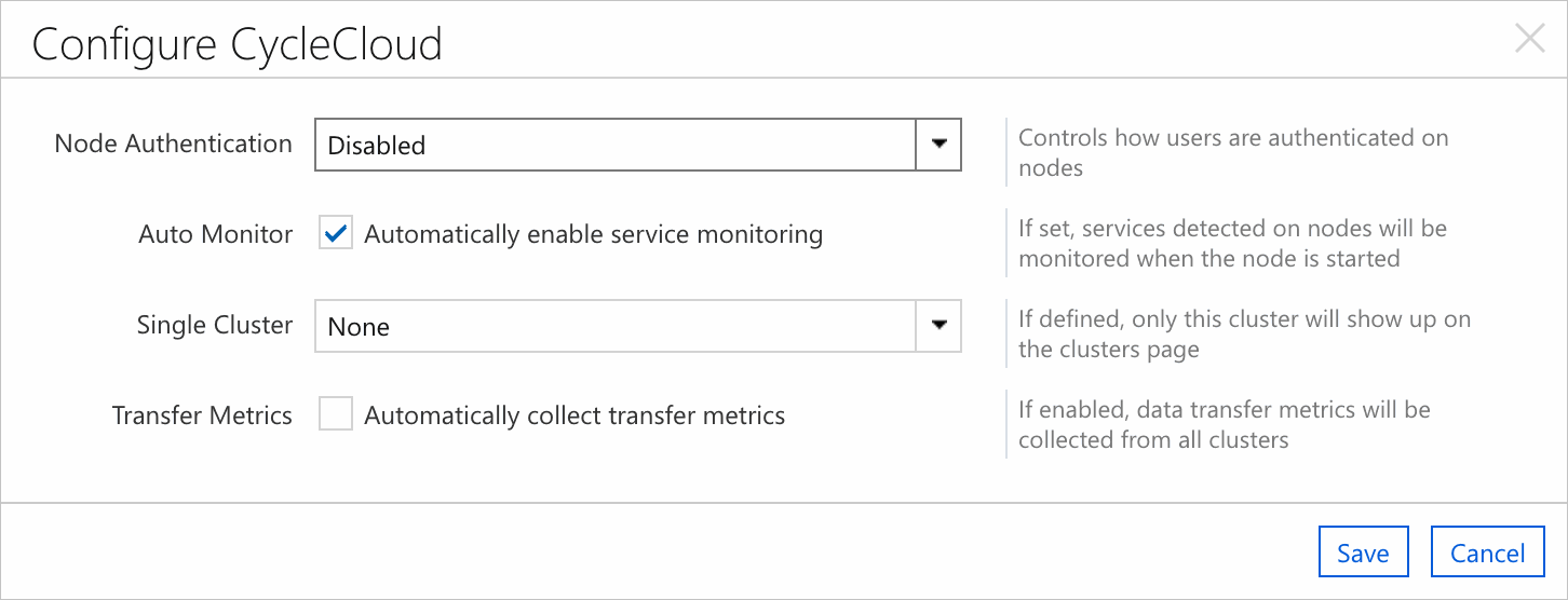 Deaktivieren der Knotenauthentifizierung