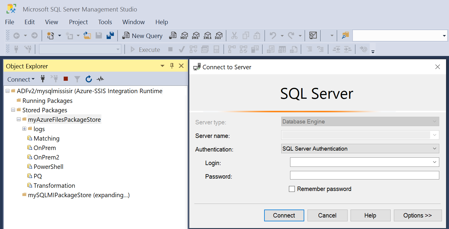 Herstellen einer Verbindung mit Azure SQL Managed Instance