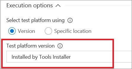 Version der Testplattform