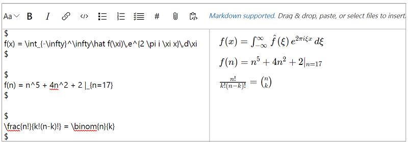 Wiki, Mathe