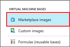 Menüelement „Marketplace-Images“