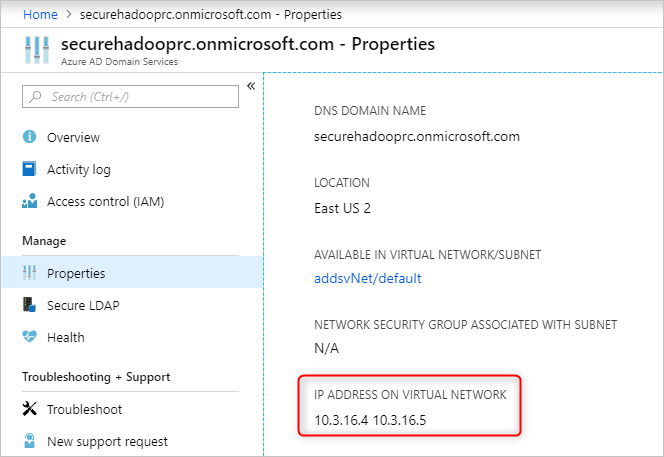 Suchen von IP-Adressen für lokale DNS-Server.