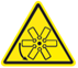 Moving parts hazard icon