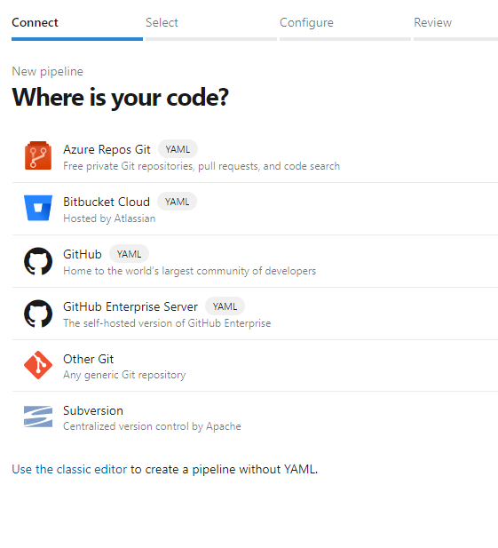 Screenshot: ADO – Wo ist Ihr Code?