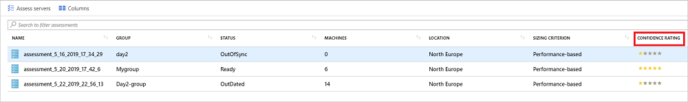 Screenshot of Confidence rating.