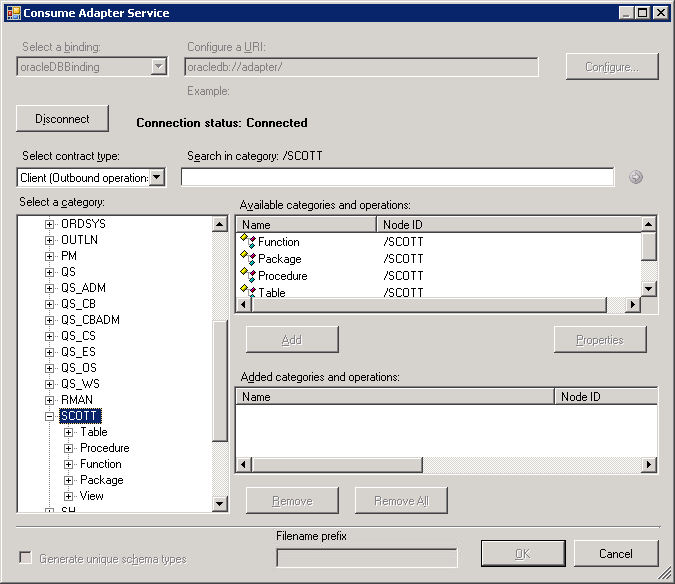 Durchsuchen von Benutzern in einer Oracle-Datenbank