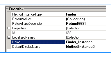 Geben Sie einen Namen für die finder-Methode instance