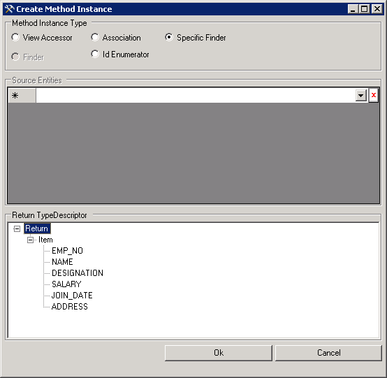 Fügen Sie eine spezifische Finder-Methode instance